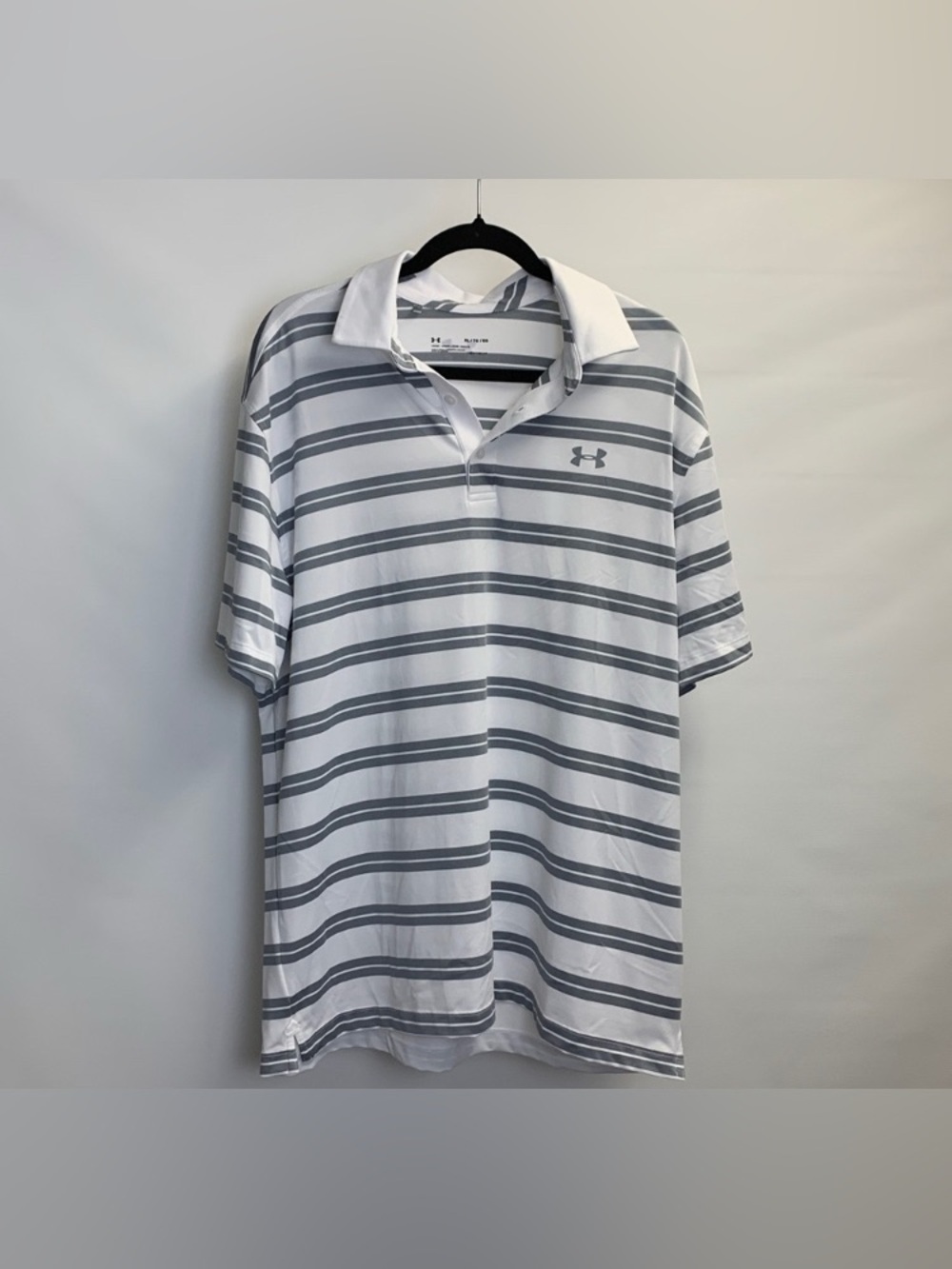 Under Armour Striped Polo Shirt Men’s Size XL